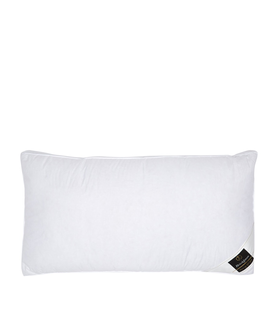 Soft Down Around Pillow (50cm x 90cm) WHITE Image 1
