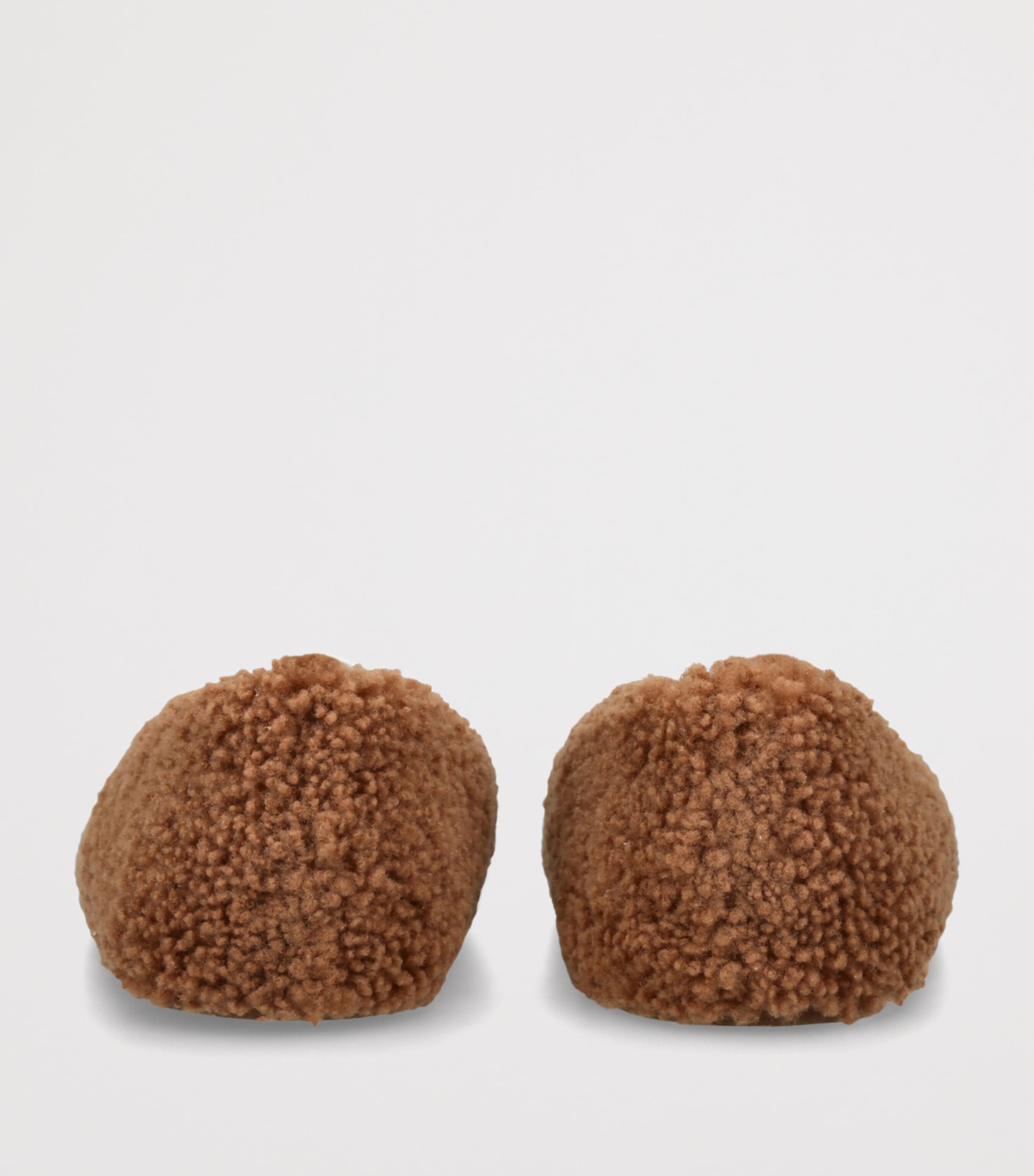 Shearling Ballet Flats MID BROWN Image 2