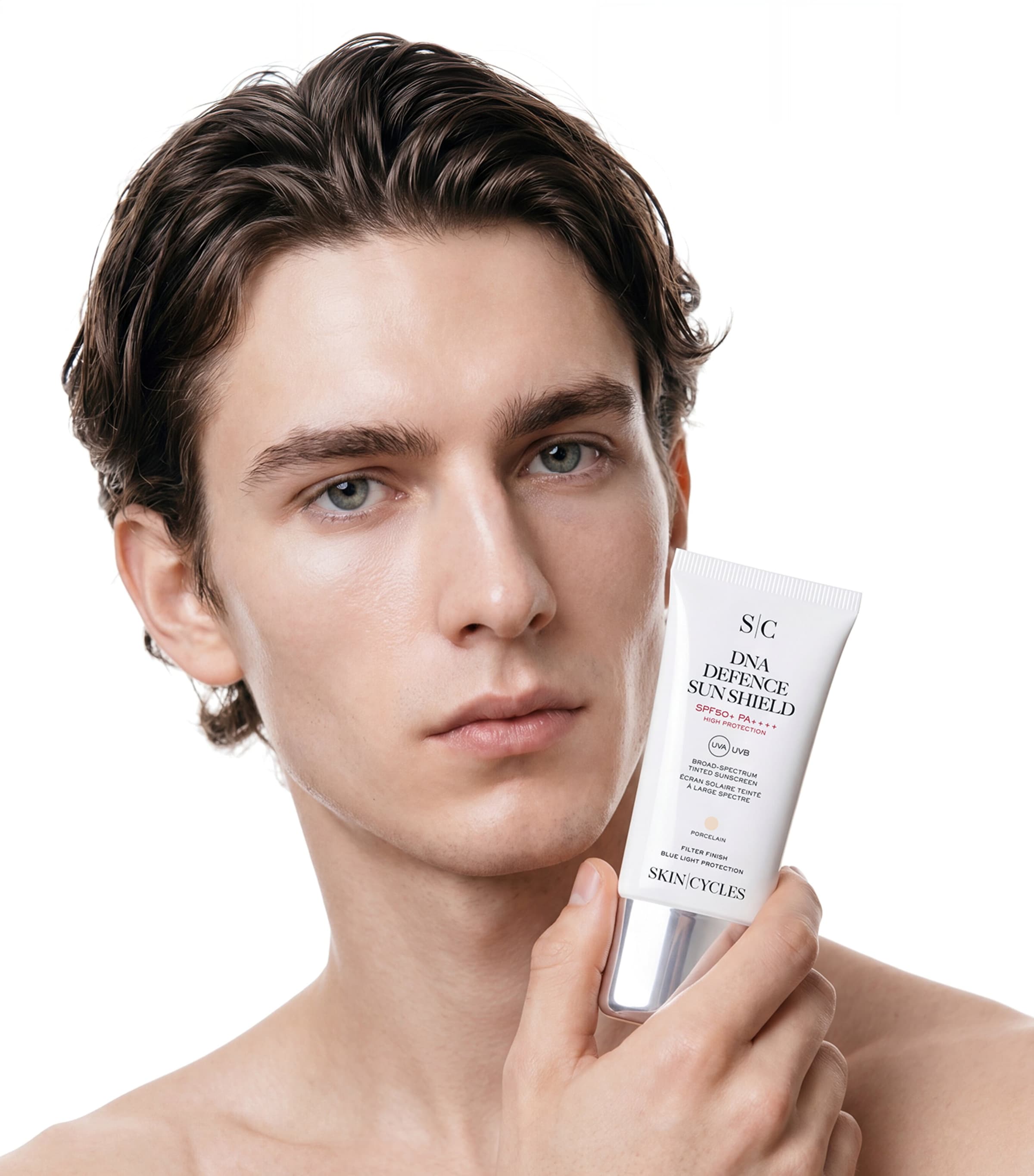 SKIN|CYCLES DNA Defence Sun Shield SPF50+ (50ml) Porcelain Image 4