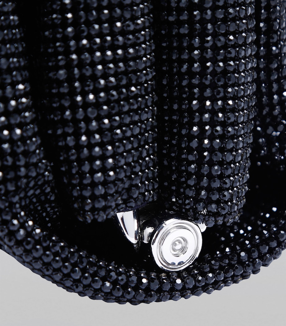 Embellished Venus La Petite Clutch Bag BLACK Image 4