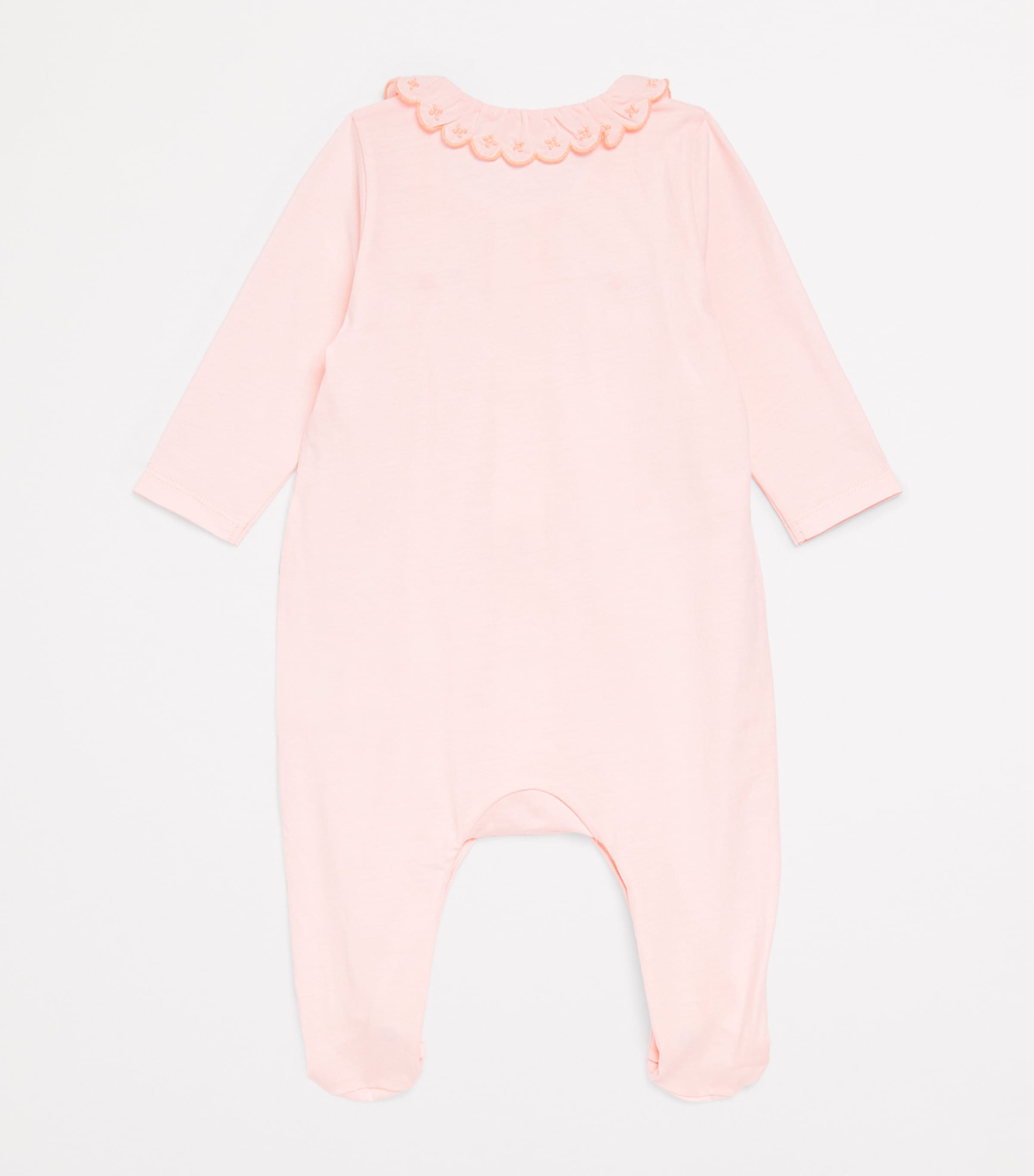 Tartine et Chocolat Cotton Embroidered All-In-One (0 -24 Months) Rose Pï¿½le Image 2