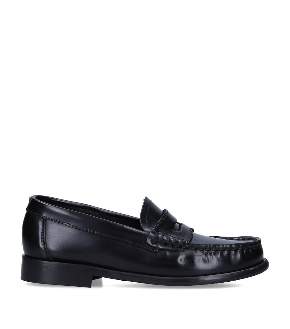 Leather London Loafers BLACK Image 3