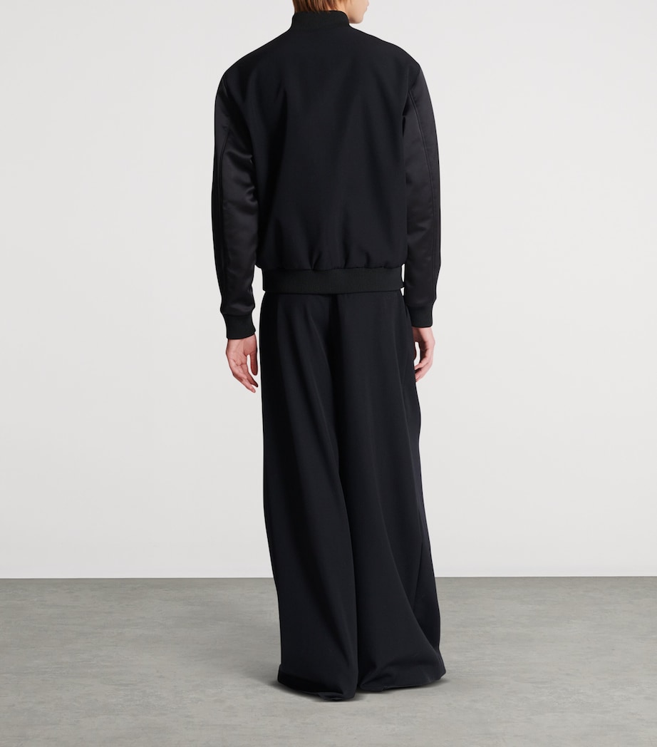 Wool Varsity Jacket EAP NOIR/NOIR Image 5