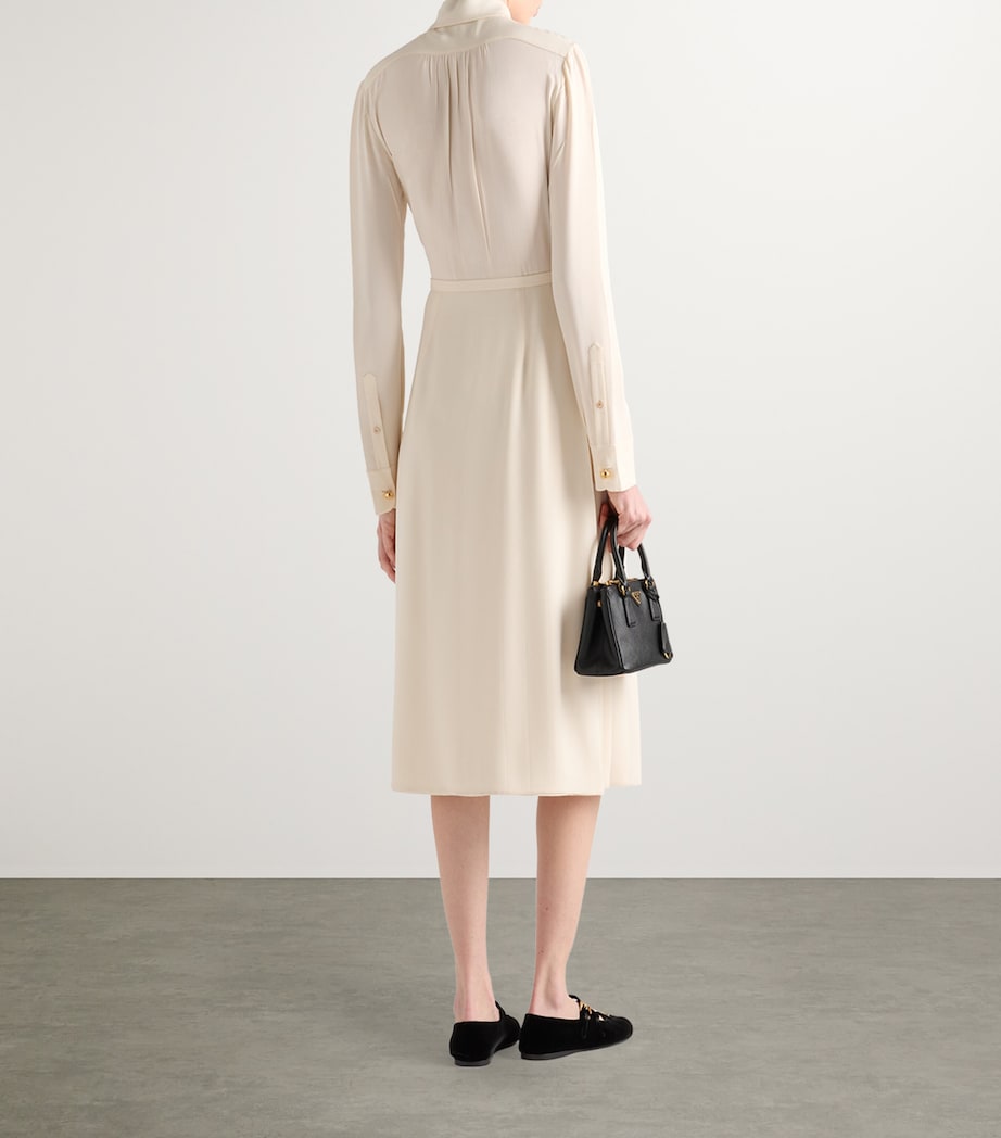 Satin Sablé Maxi Dress F0304 Image 2