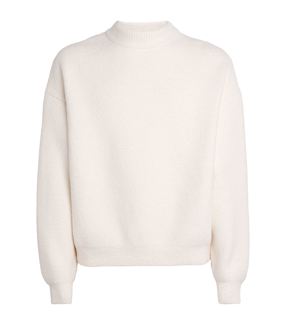 Cotton-Blend Sweater 100-WHITE Image 1