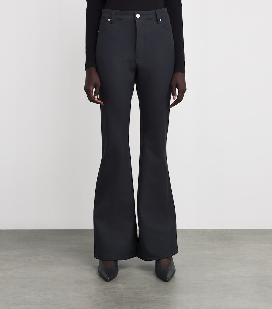 Stretch-Gabardine Bond Trousers SMOKE Image 3