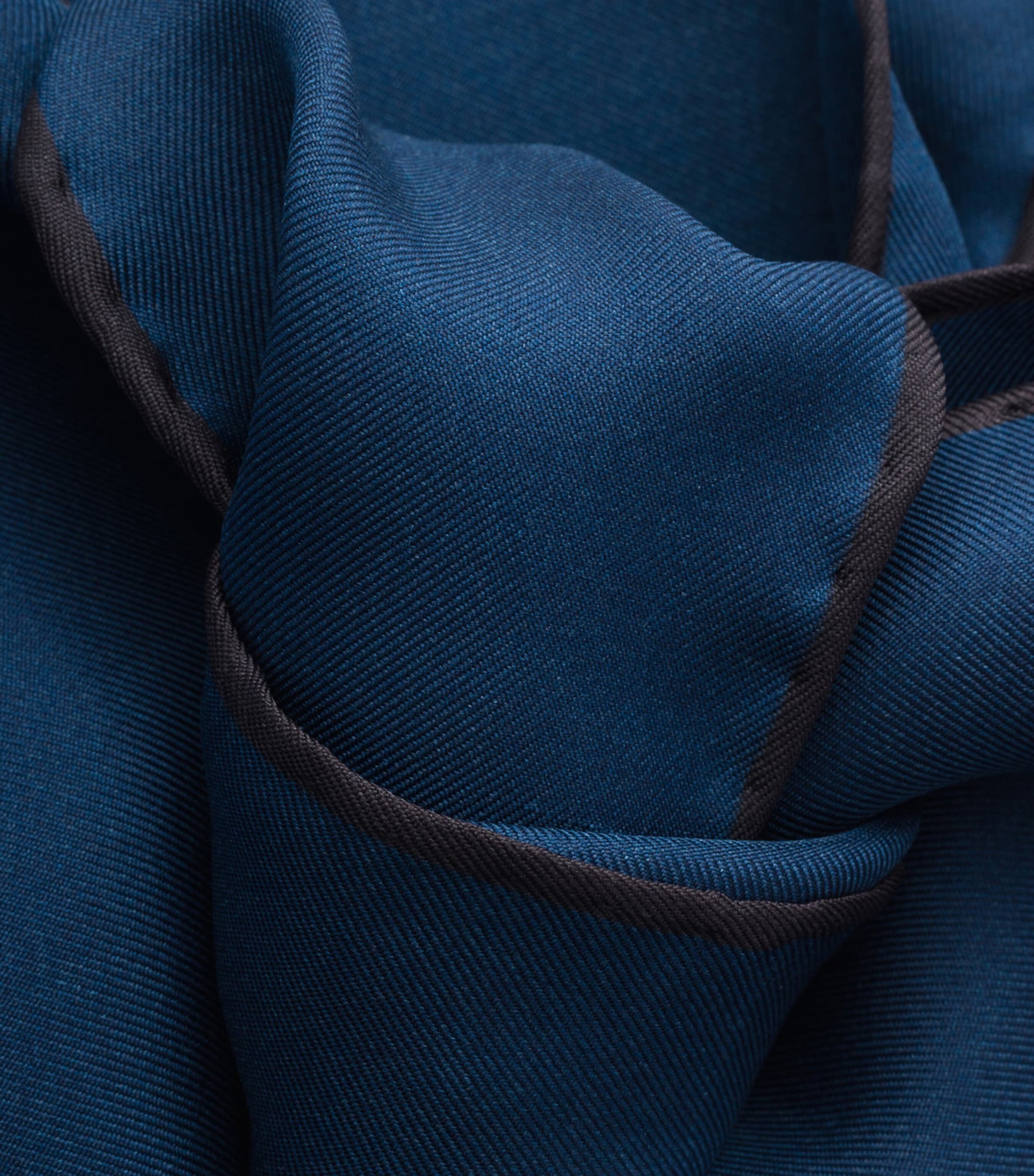 Prada Silk Twill Scarf Blue Image 2
