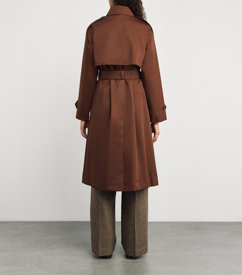 Showerproof Aoife Trench Coat VICUNA/HESSIAN TARTN Image 4