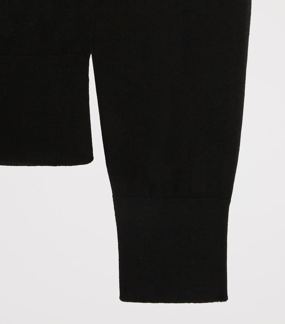 Dolce&Gabbana Womens Cashmere Rollneck Sweater Black Image 4