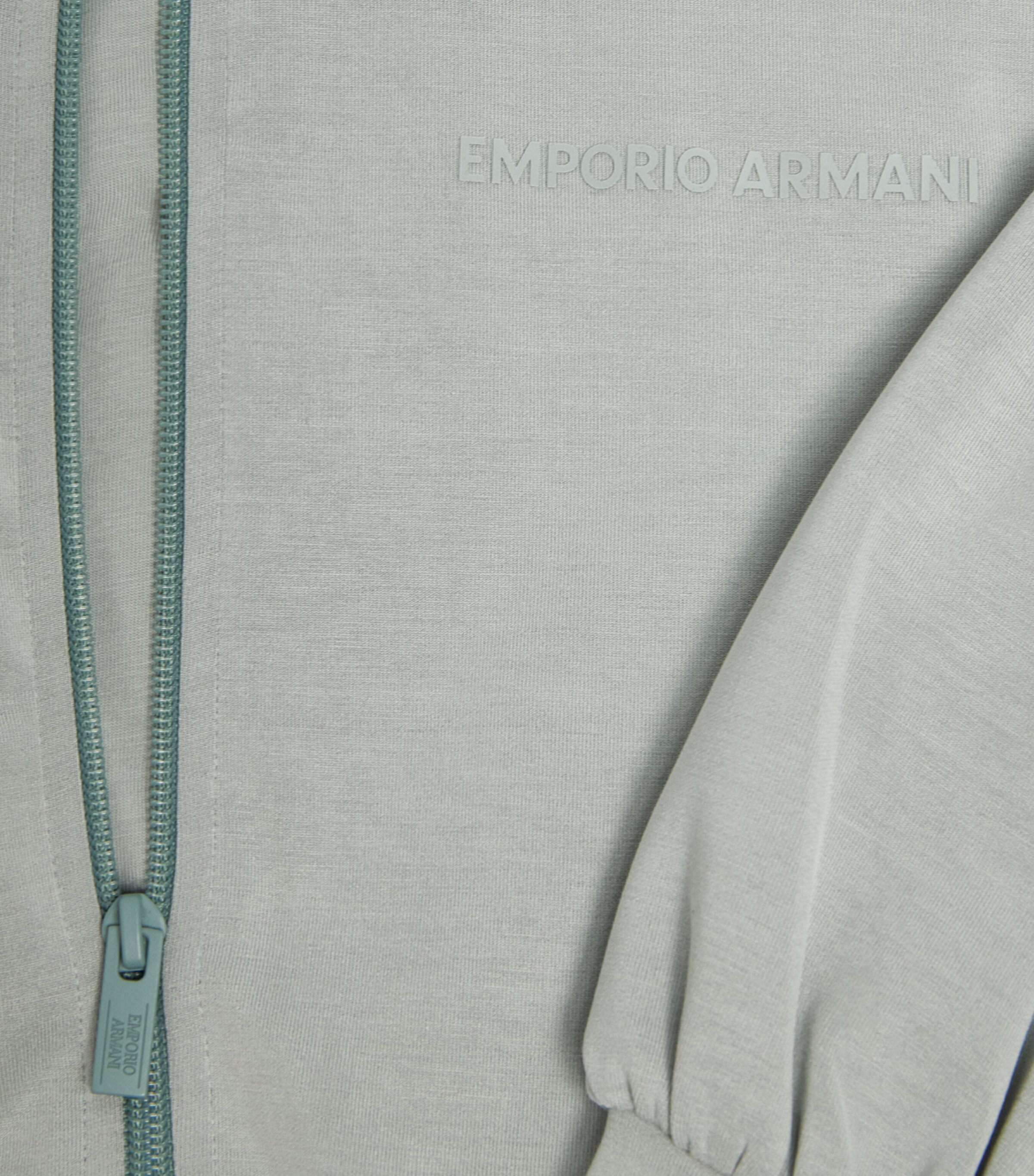 Emporio Armani Kids Logo Hoodie and Sweatpants Set (4-14 Years) Iceberg Green Image 4