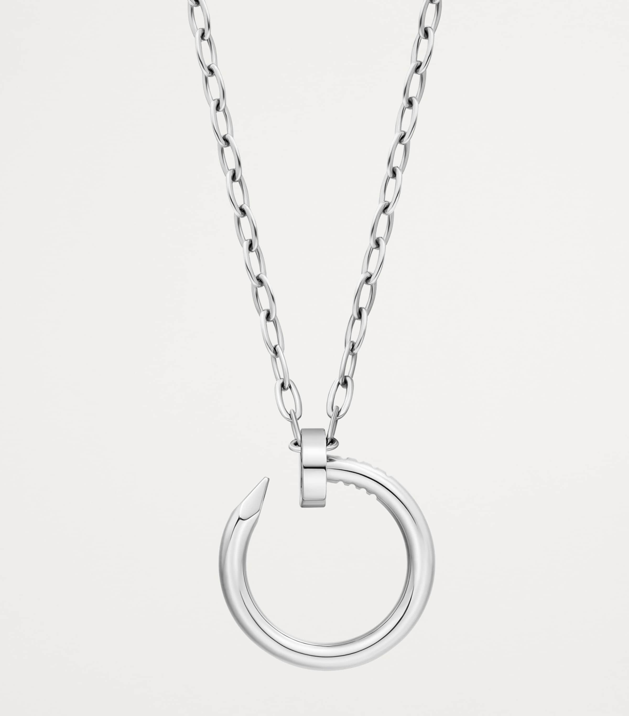 Extra-Large White Gold Juste un Clou Necklace WHITE GOLD Image 3