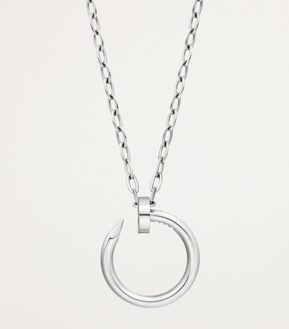 Extra-Large White Gold Juste un Clou Necklace WHITE GOLD Image 3