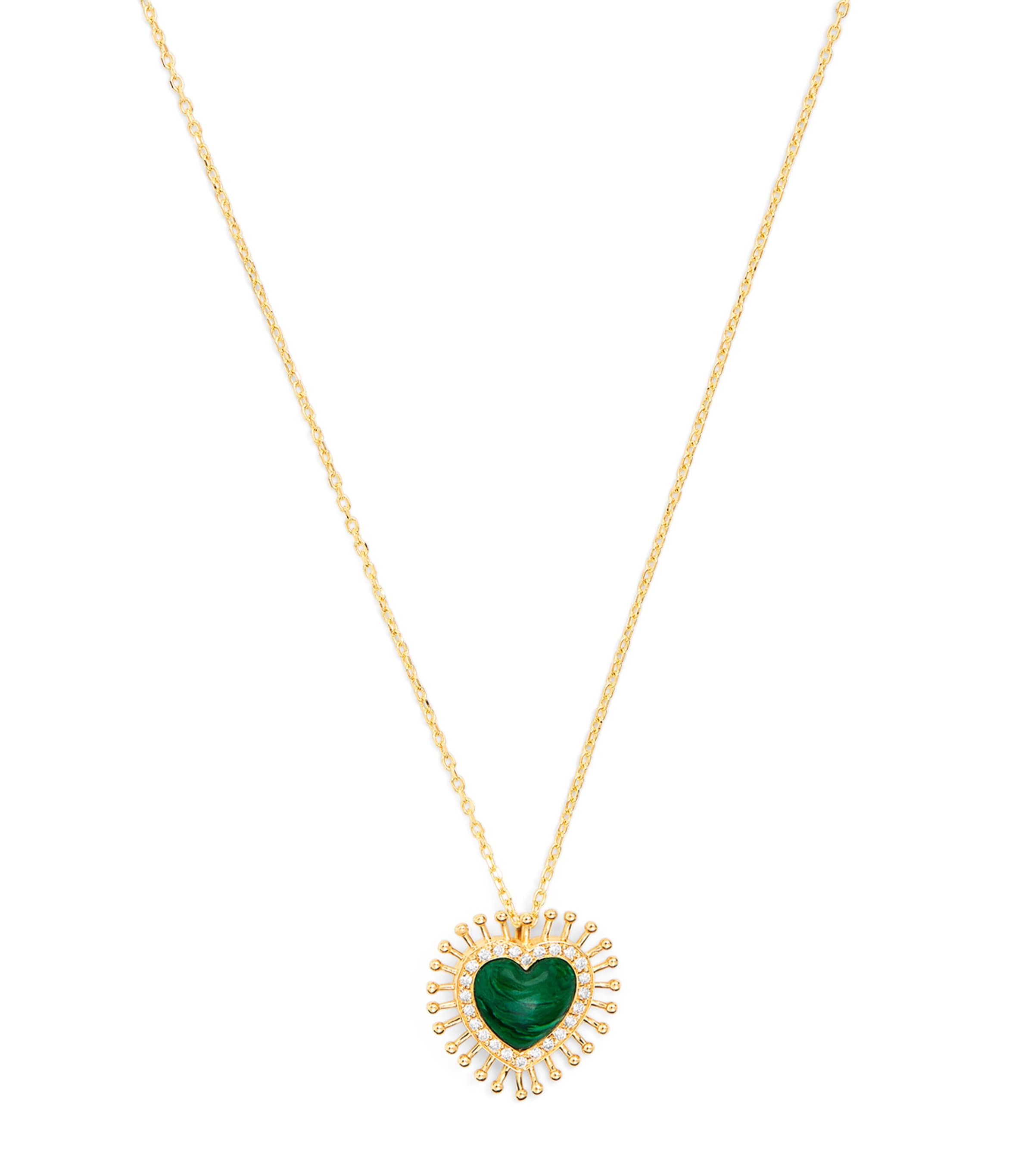 L'ATELIER NAWBAR Yellow Gold and Diamond All Hearts on Me Rich Kitsch Pendant | Fine Jewellery | Fine Necklaces | Pendants | Designers | L'Atelier Nawbar