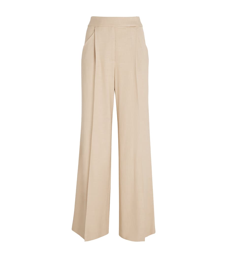 Marbeau Wide-Leg Trousers N0025 STONE KHAKI Image 1
