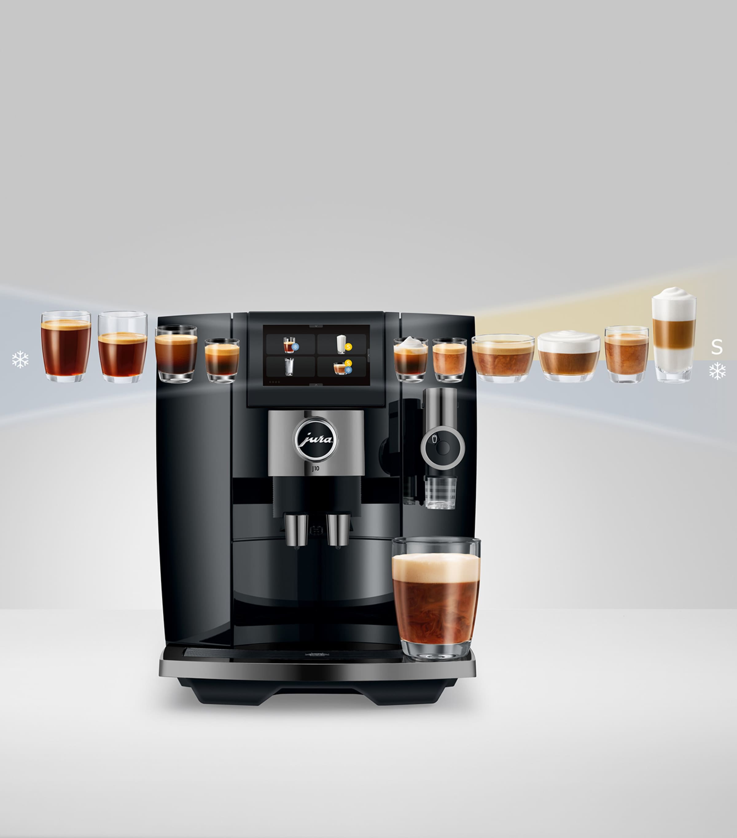 J10 Coffee Machine BLACK Image 6