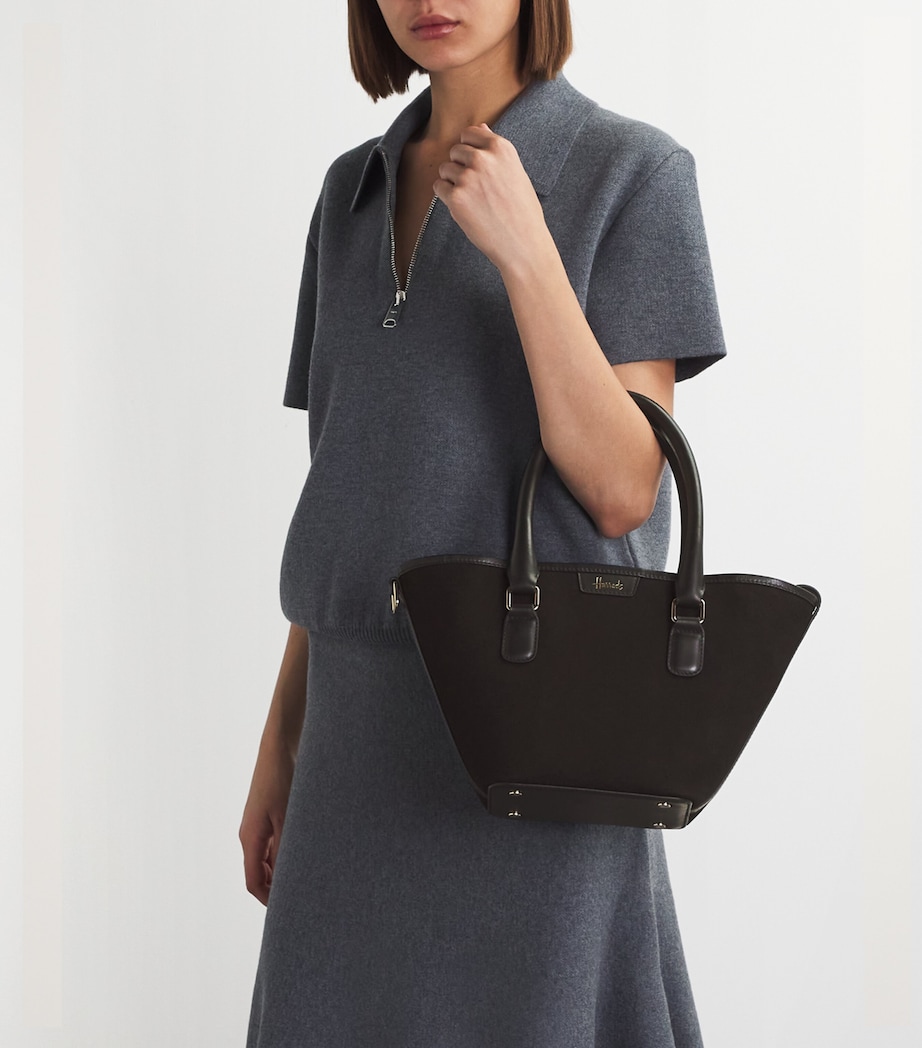 Grab Canvas Slouchy Tote Bag BLACK Image 2