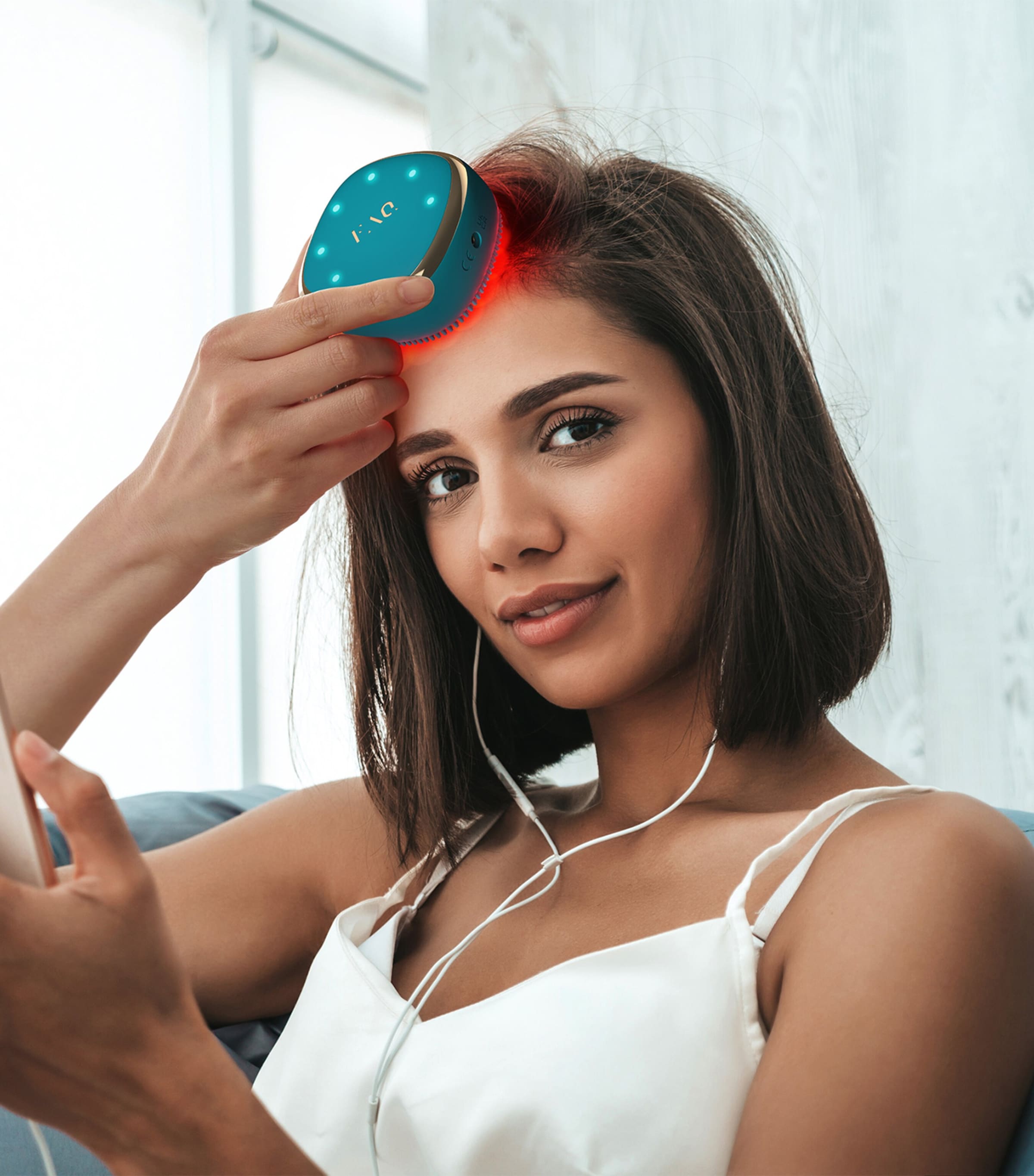 301 LED Hair Strengthening Scalp Massager NO COLOUR Image 5