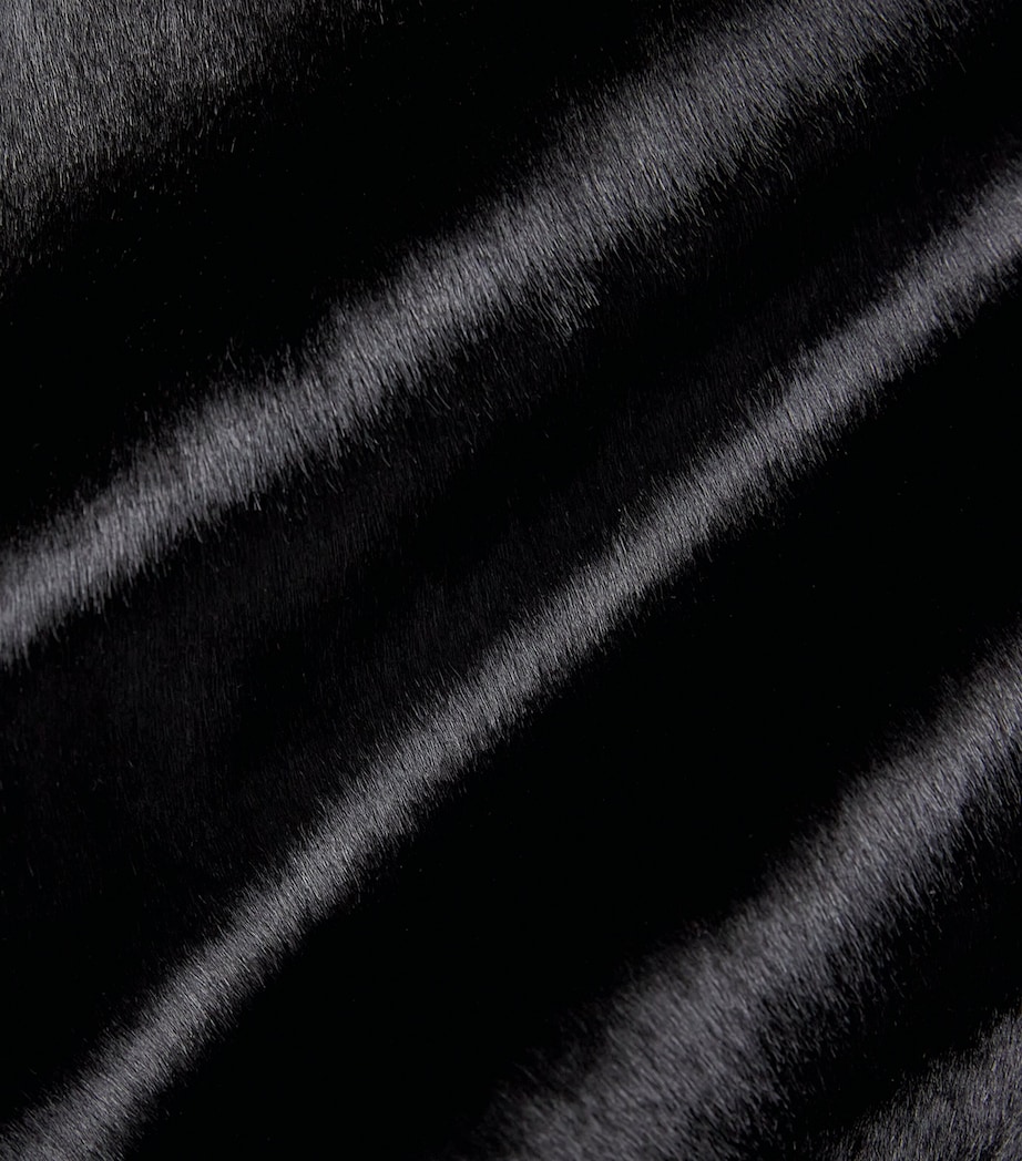 Ponyhair Elise Pencil Maxi Skirt OBSIDIAN BLACK Image 5