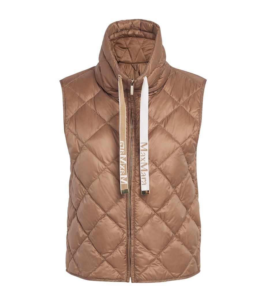 The Cube Down-Padded Gilet BROWN Image 1