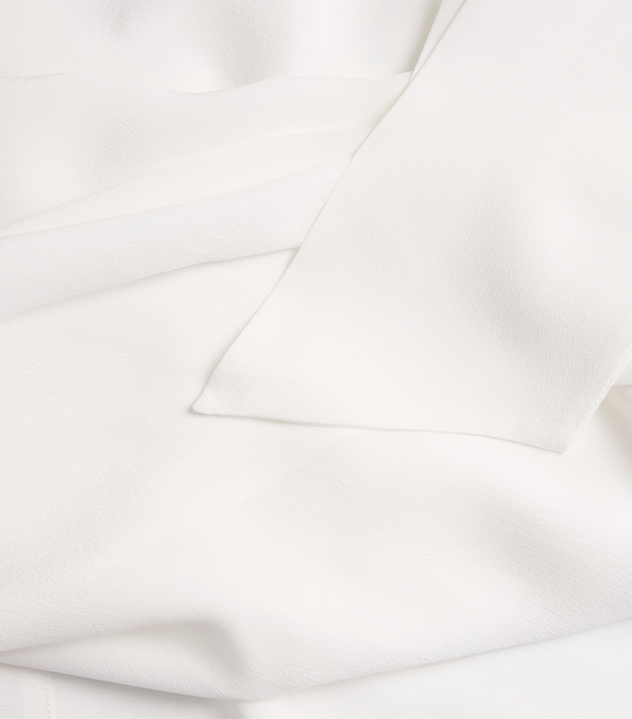 Silk Queenie Long Robe IVORY Image 5