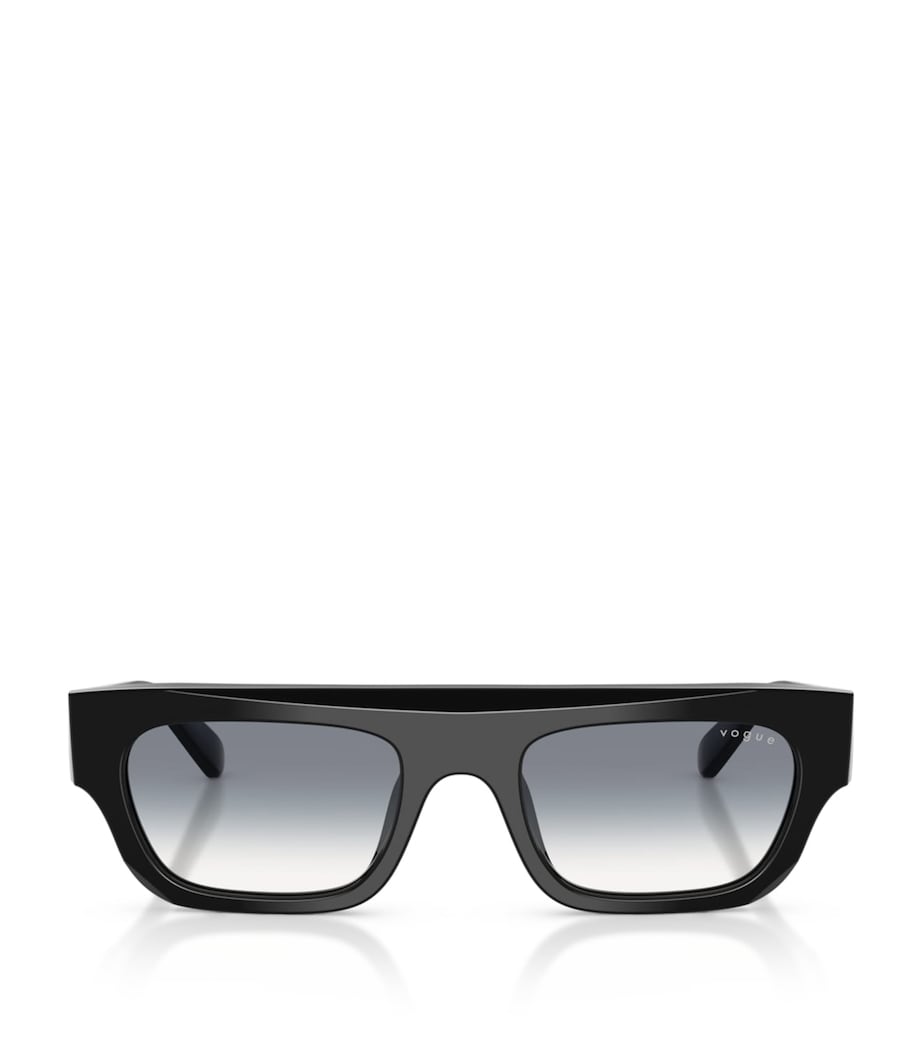 Vogue Rectangular Sunglasses Black Image 1