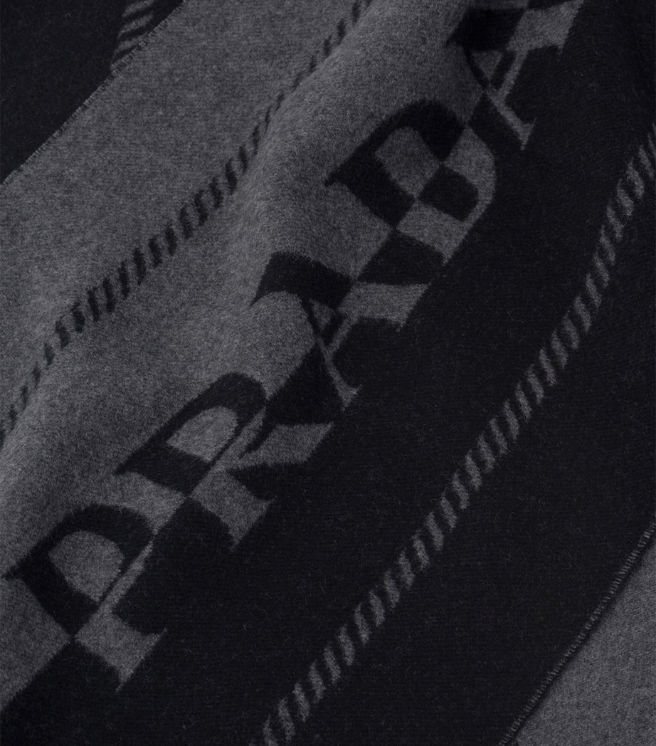 Wool Logo Scarf F0H16 Image 2