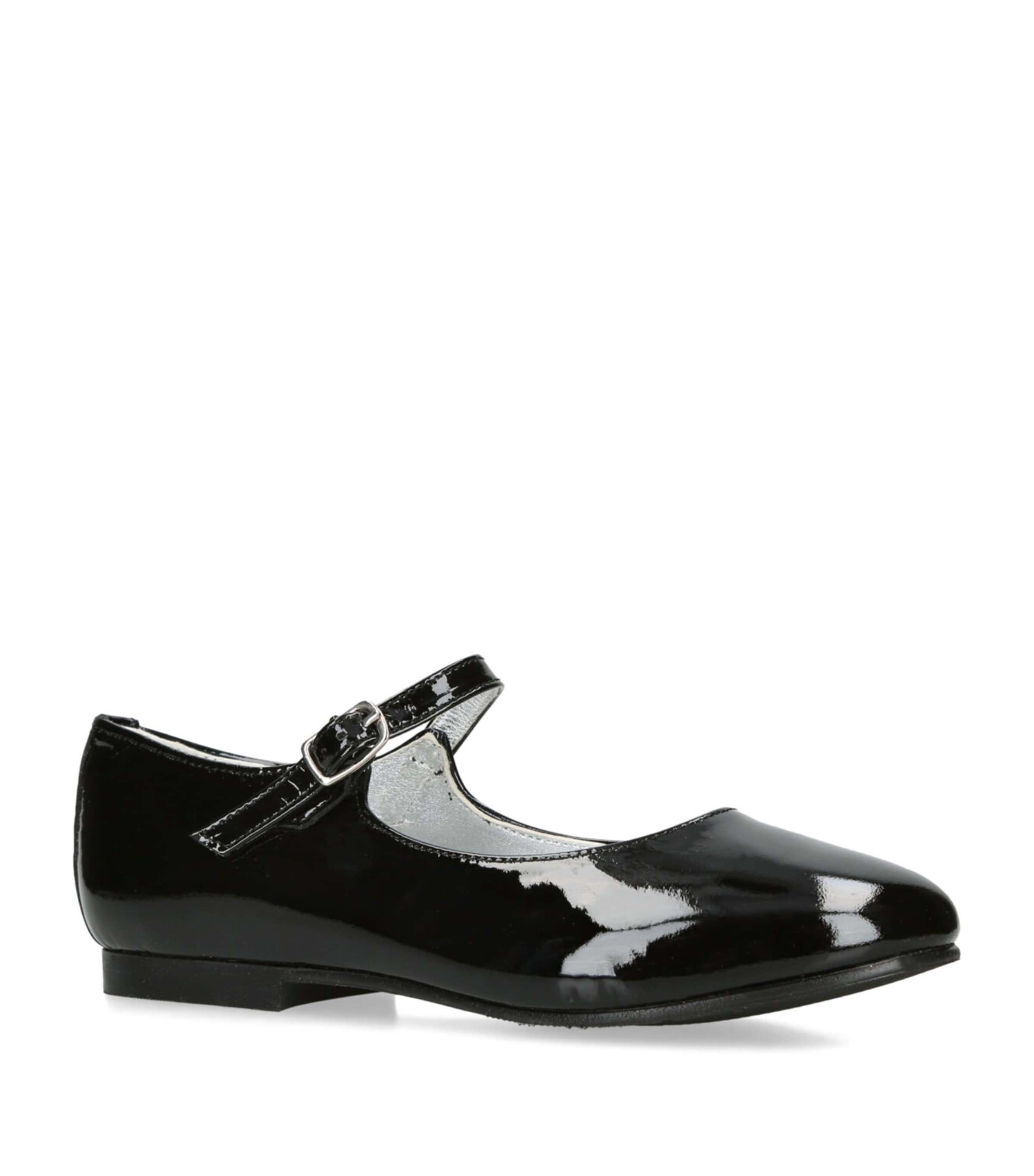 papouelli Patent Leather Siena Mary Janes Black Image 3