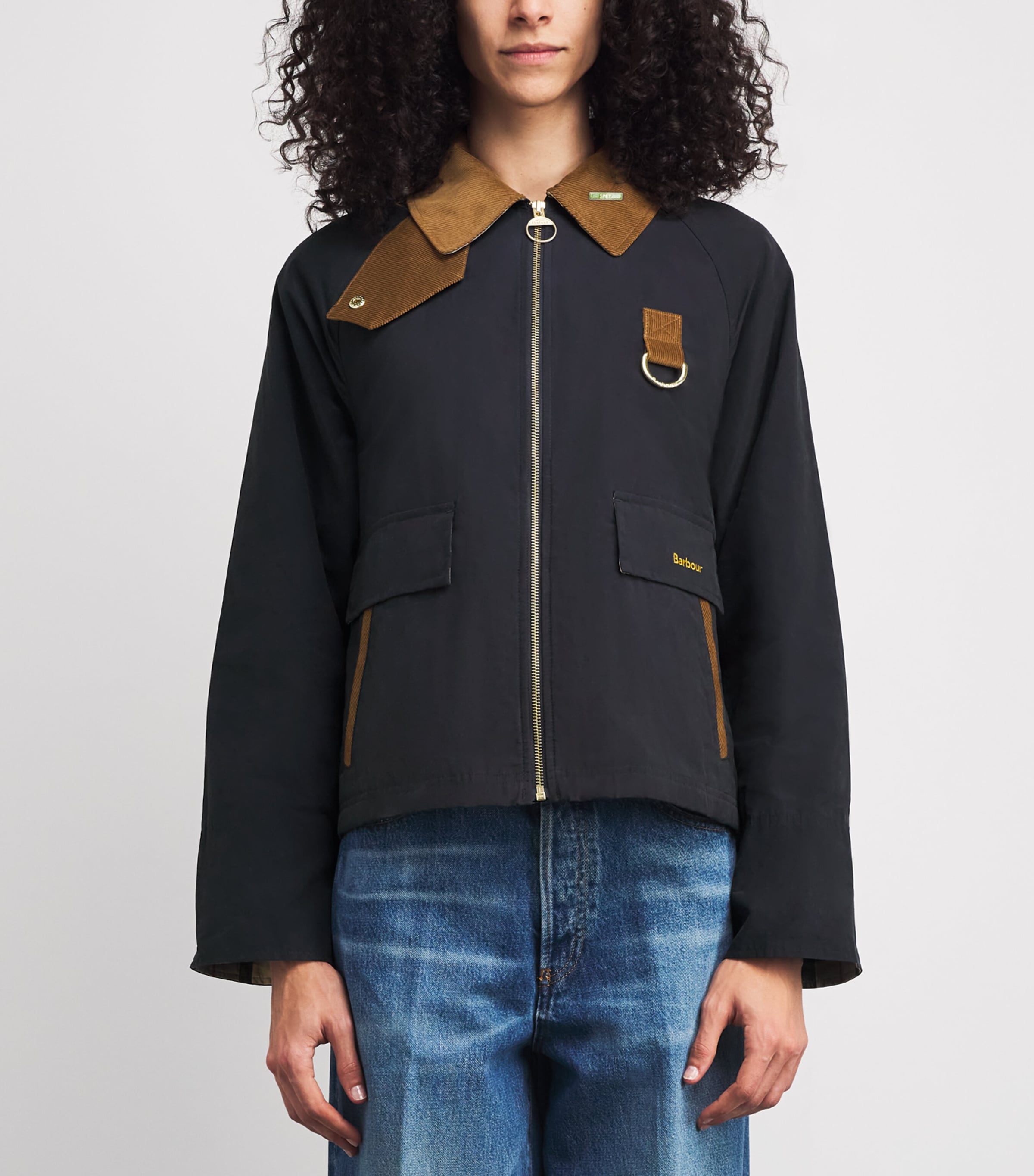 Cotton-Blend Icons Spey Showerproof Jacket DARK NAVY/DRESS Image 3