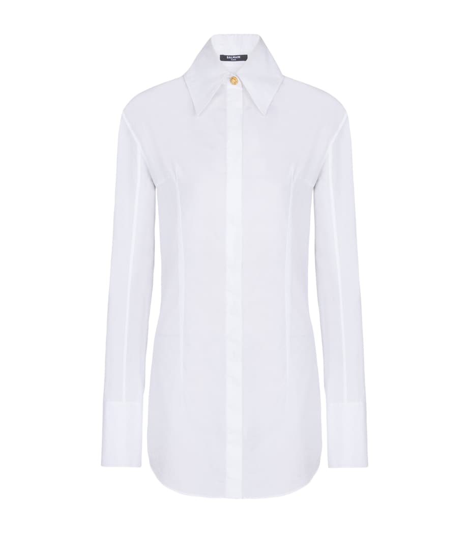 Cotton Poplin Shirt 0FB BLANC OPTIQUE Image 1