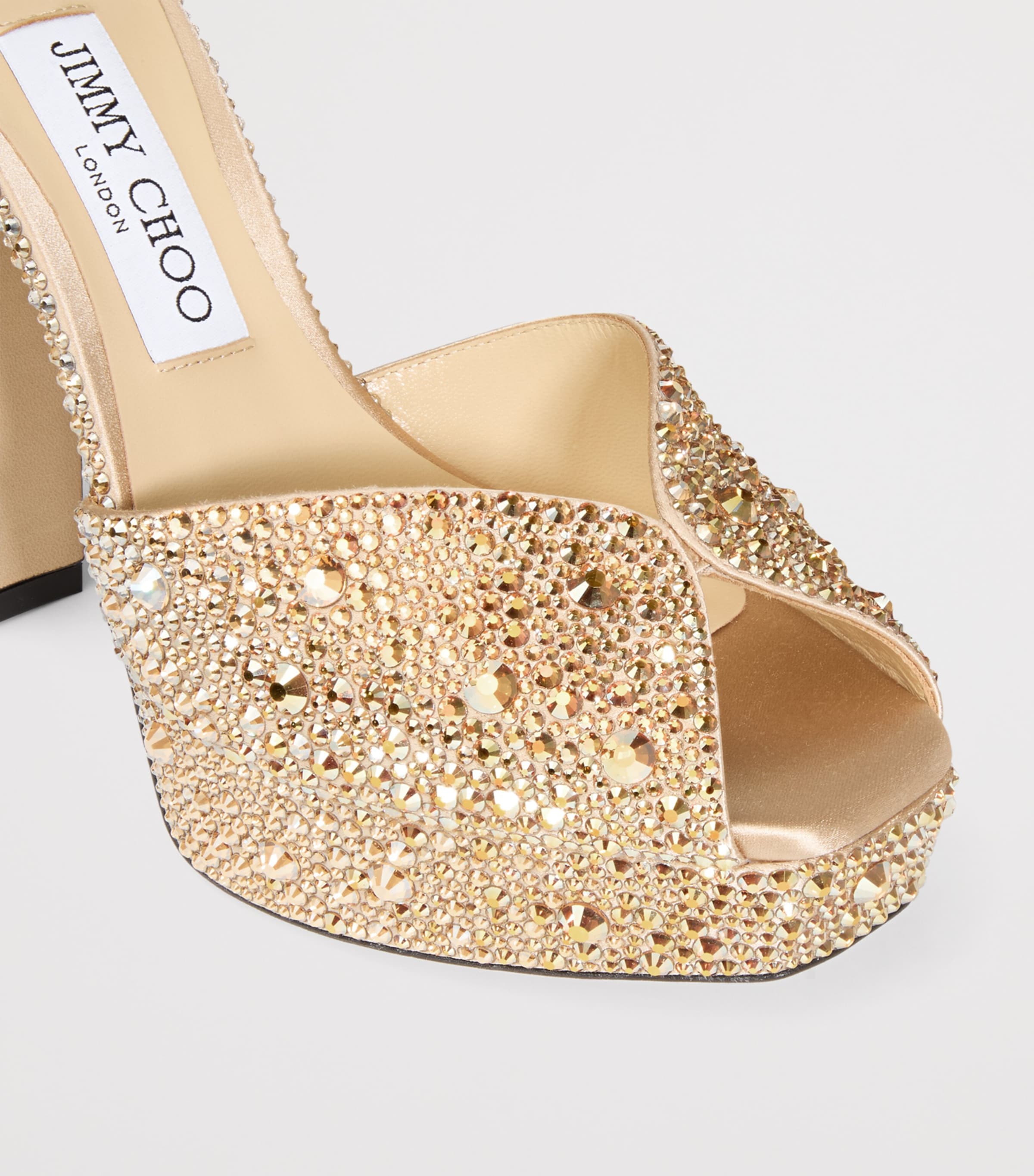 Jimmy Choo Multi Sacaria 120 Embellished Platform Sandals | Harrods UK