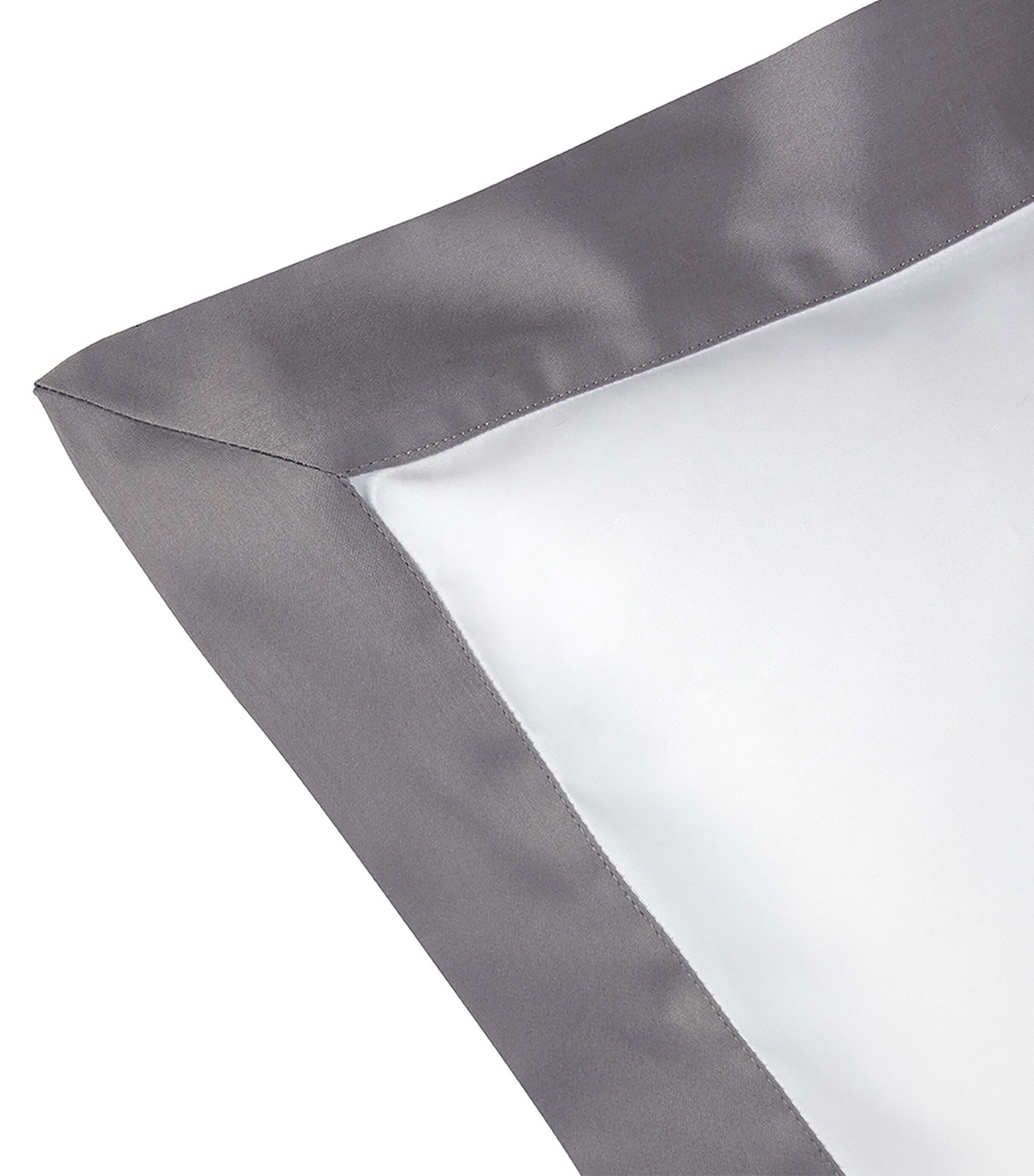 Yves Delorme Linea Platine Standard Oxford Pillowcase (50cm x 75cm) Platine Image 3