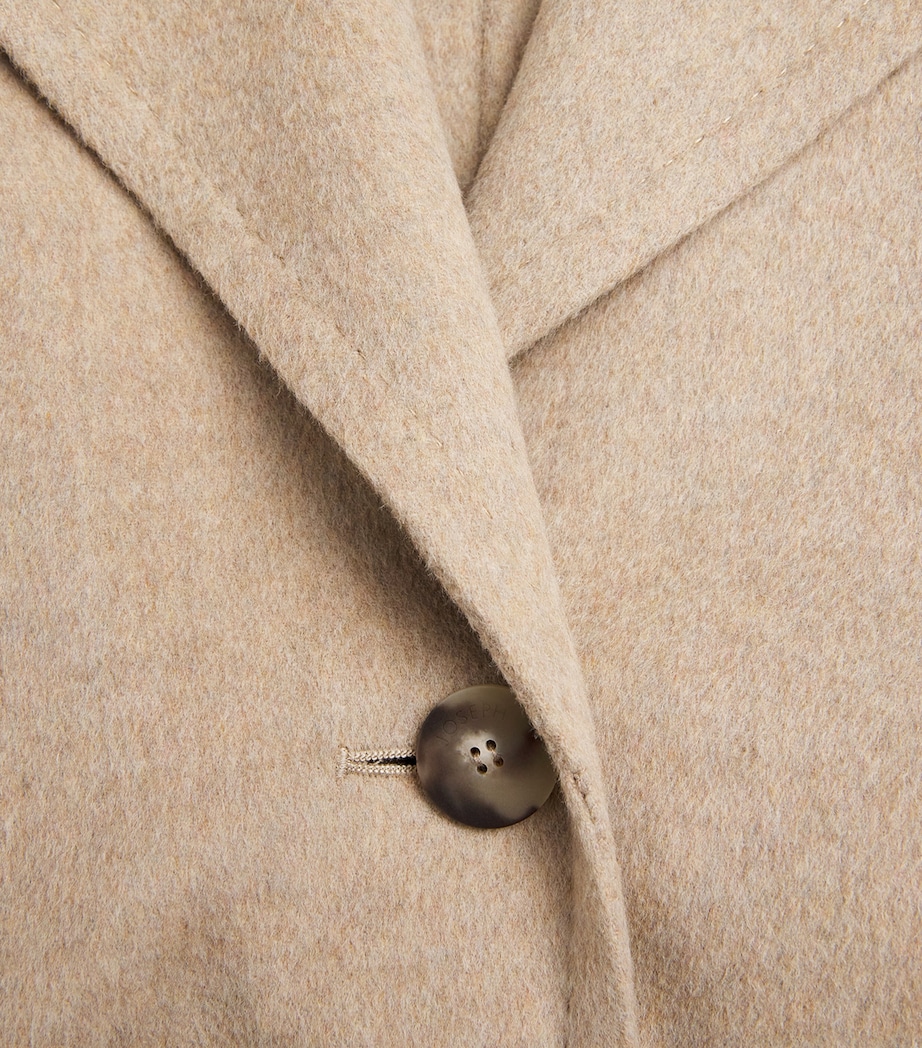 Joseph Womens Wool-Cashmere Spencer Coat Powder Melange Image 5