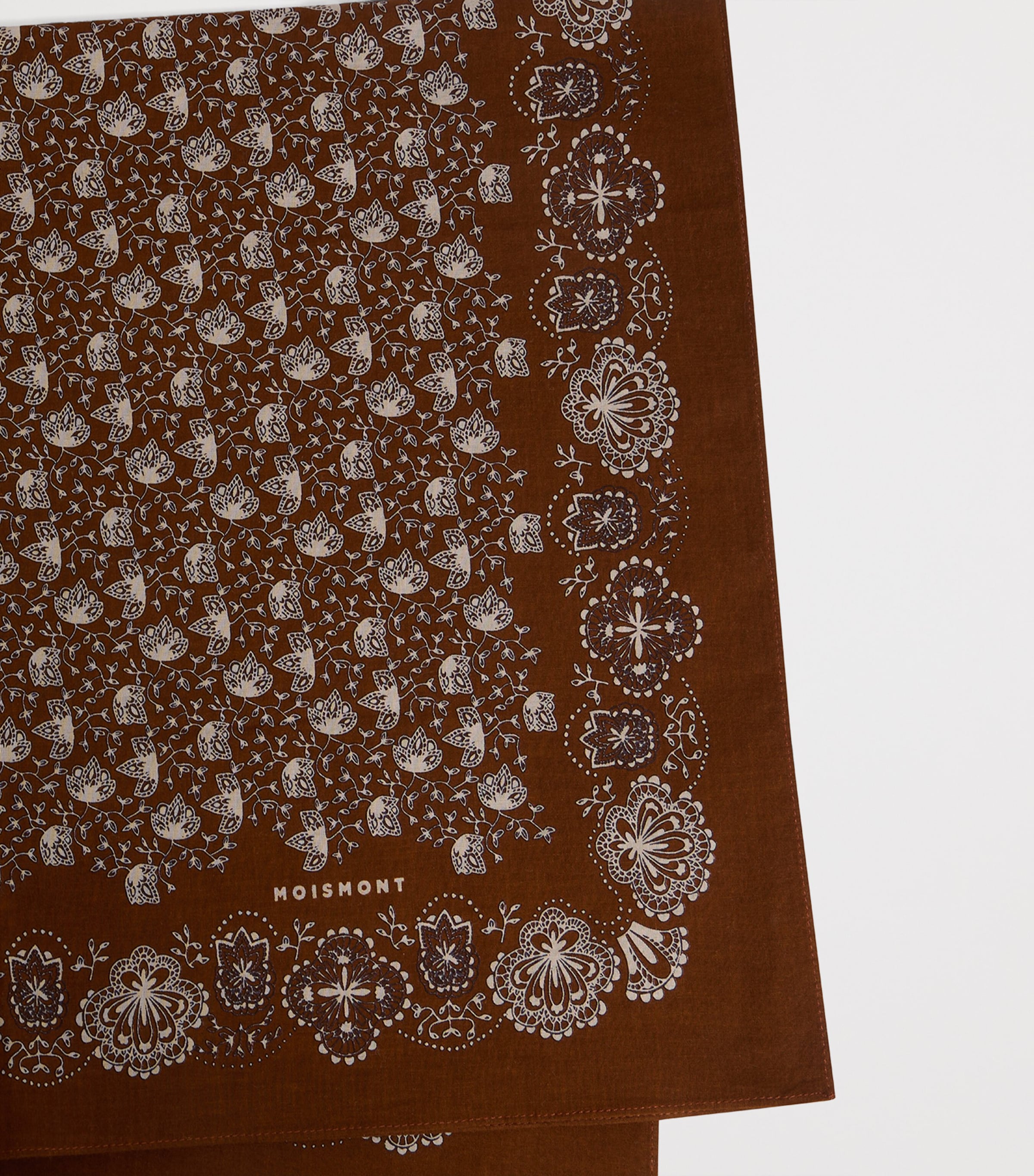 Cotton Moismont Scarf CARAMEL Image 2