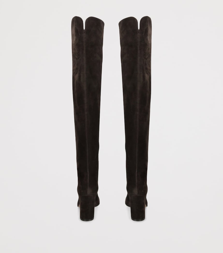 Suede Glen Over-The-Knee Boots 45 BROWN Image 2