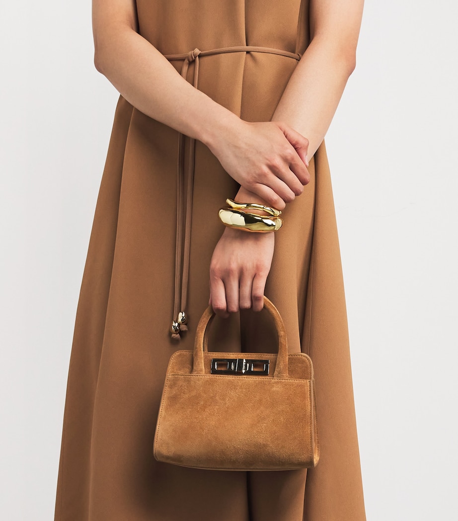 Suede Top-Handle Bag 1268 VIMINI Image 2