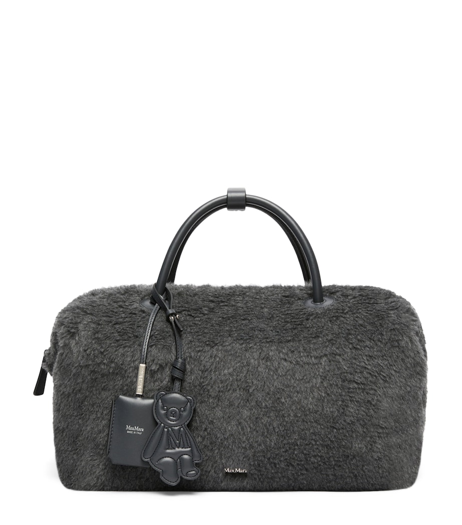 Max Mara Teddy Top-Handle Bag Medium Grey Image 1