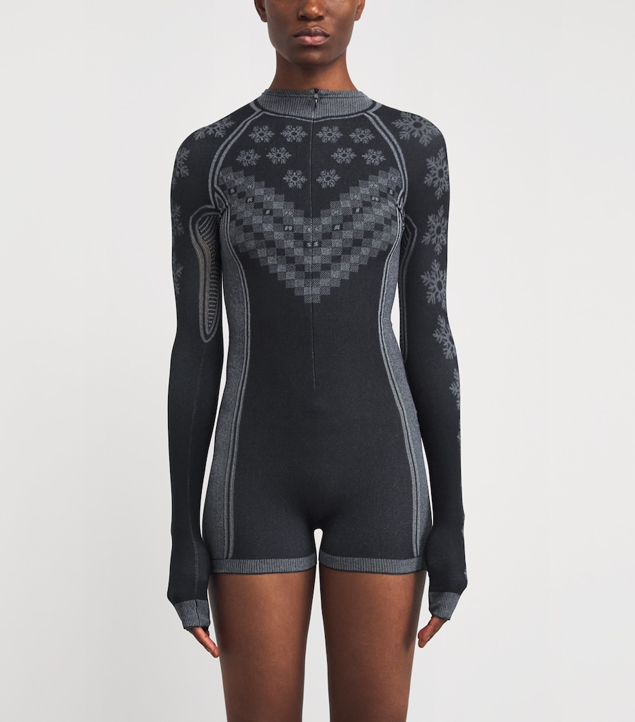 First Layers Half-Zip Playsuit OBSIDIAN WNTR FRISLE Image 3