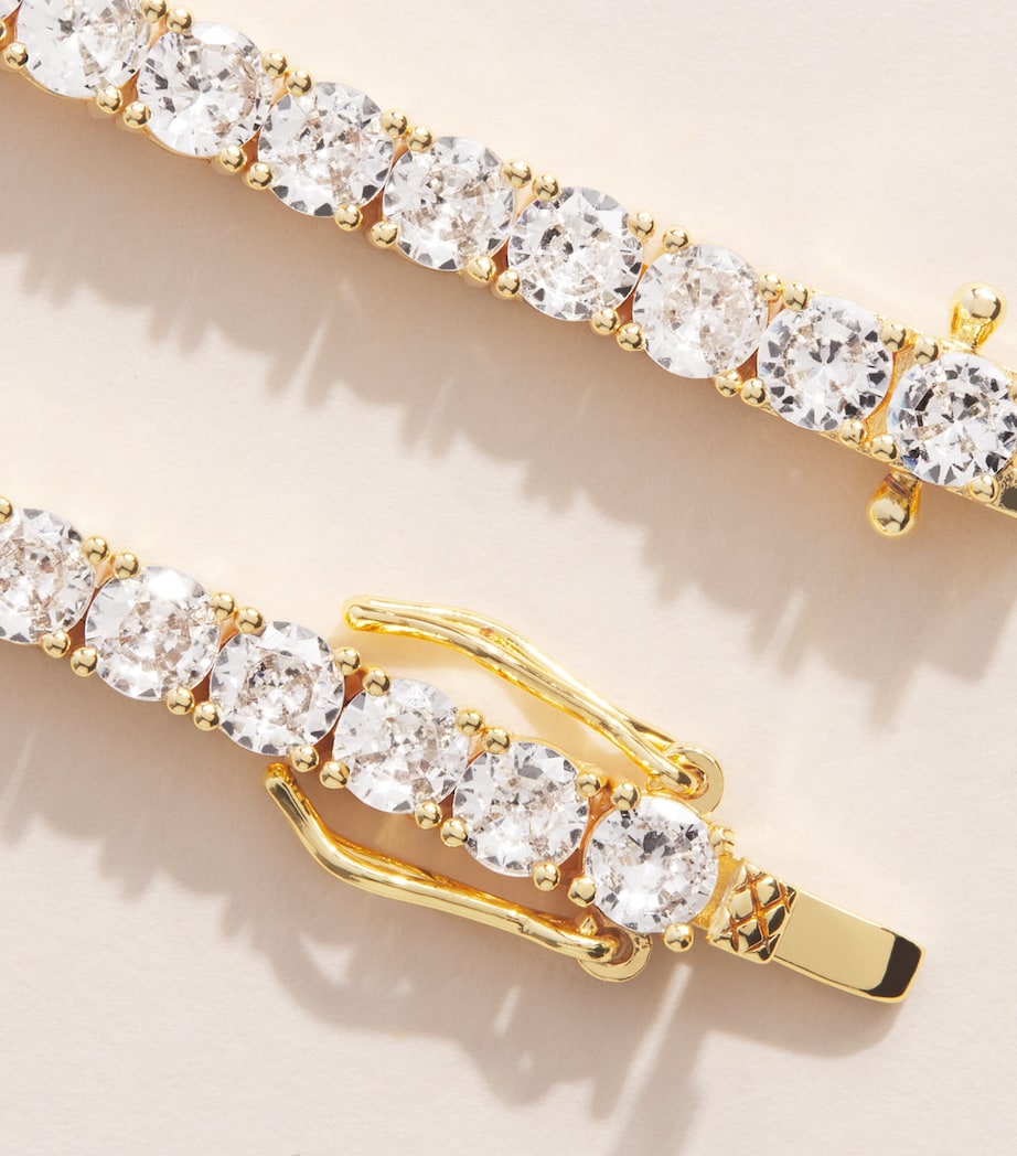 Nialaya Jewelry Gold-Plated Tennis Bracelet Gold Image 3