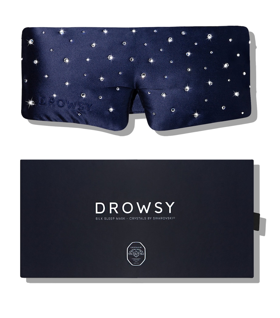 Silk Swarovski Crystal Sleep Mask MIDBLU SWAROVSKI Image 12