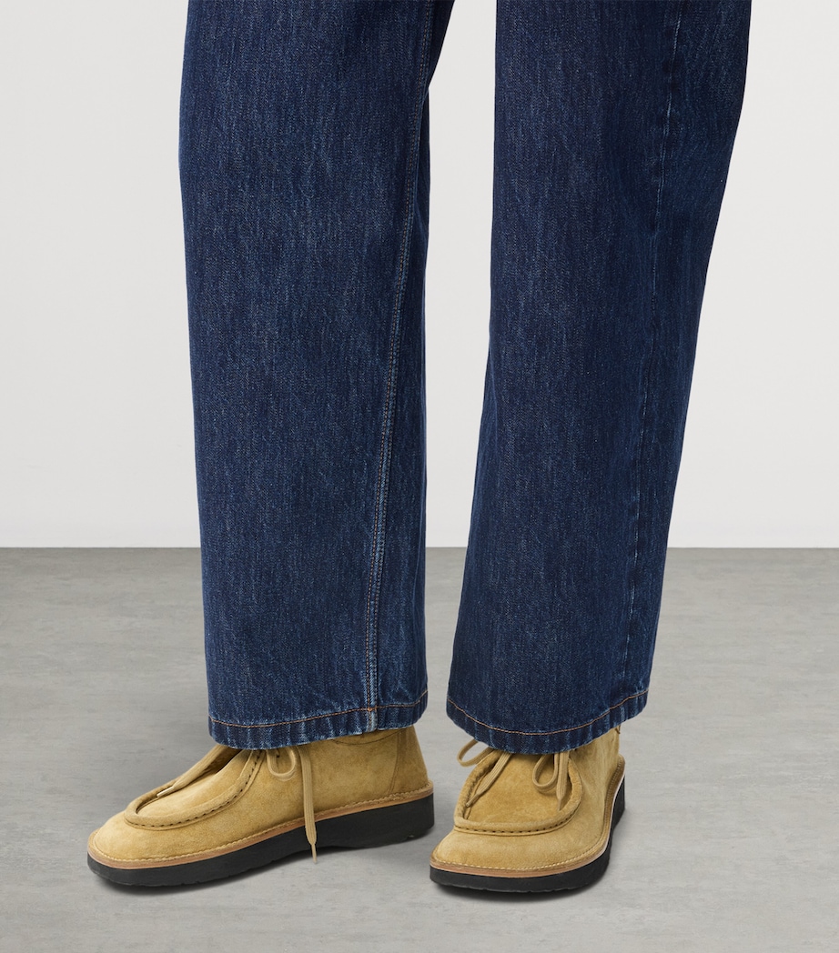 Suede Wide-Toe Faro Shoes SAHARA Image 2