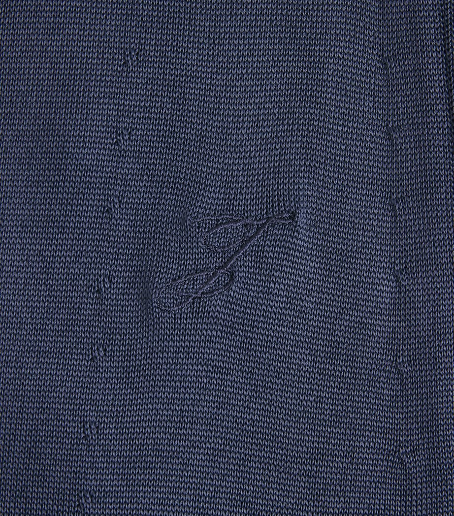 Jacquemus Womens Nodo Midi Dress Dark Navy Image 6
