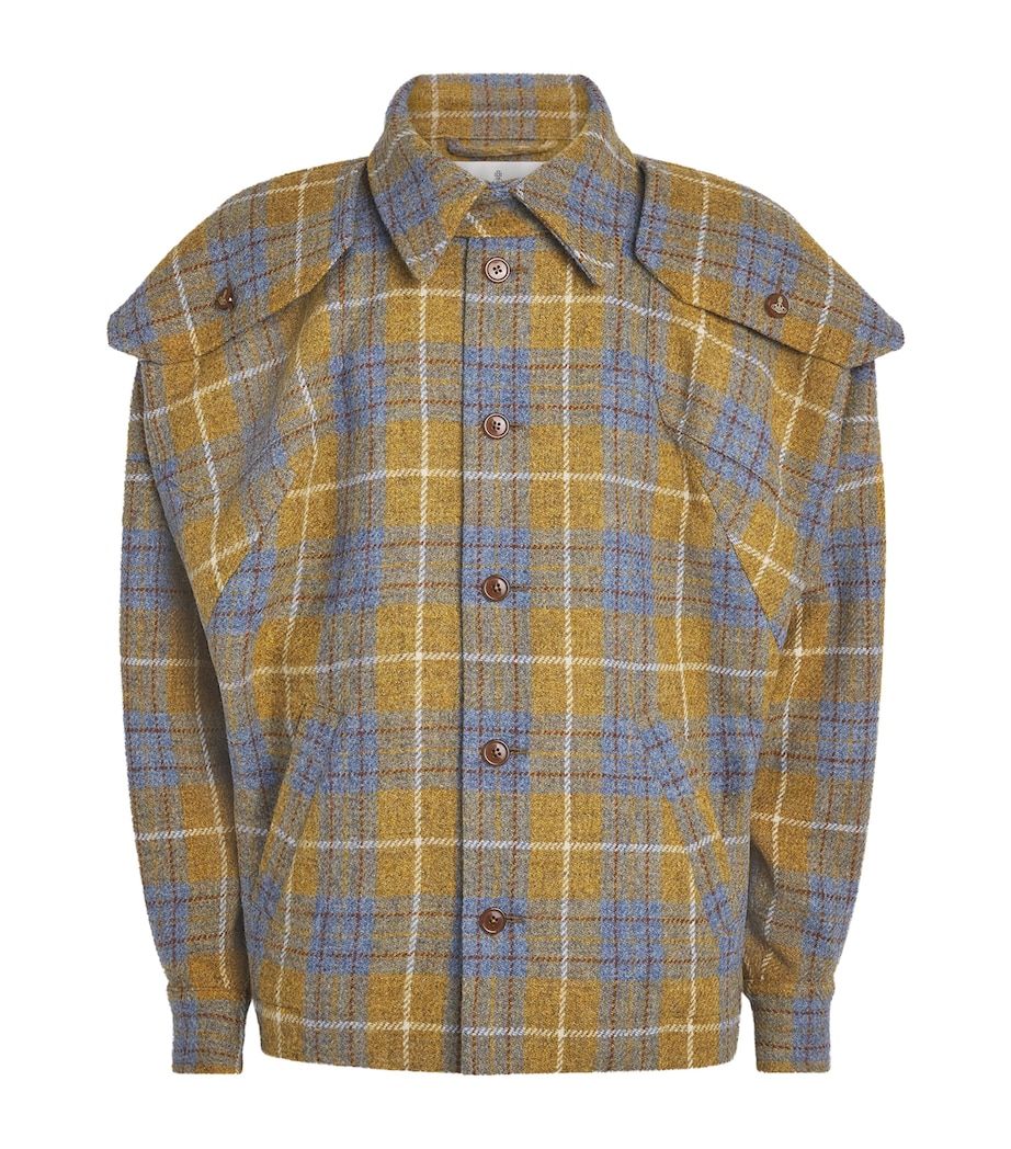 Vivienne Westwood Mens Wool Check Broad Jacket Image 1