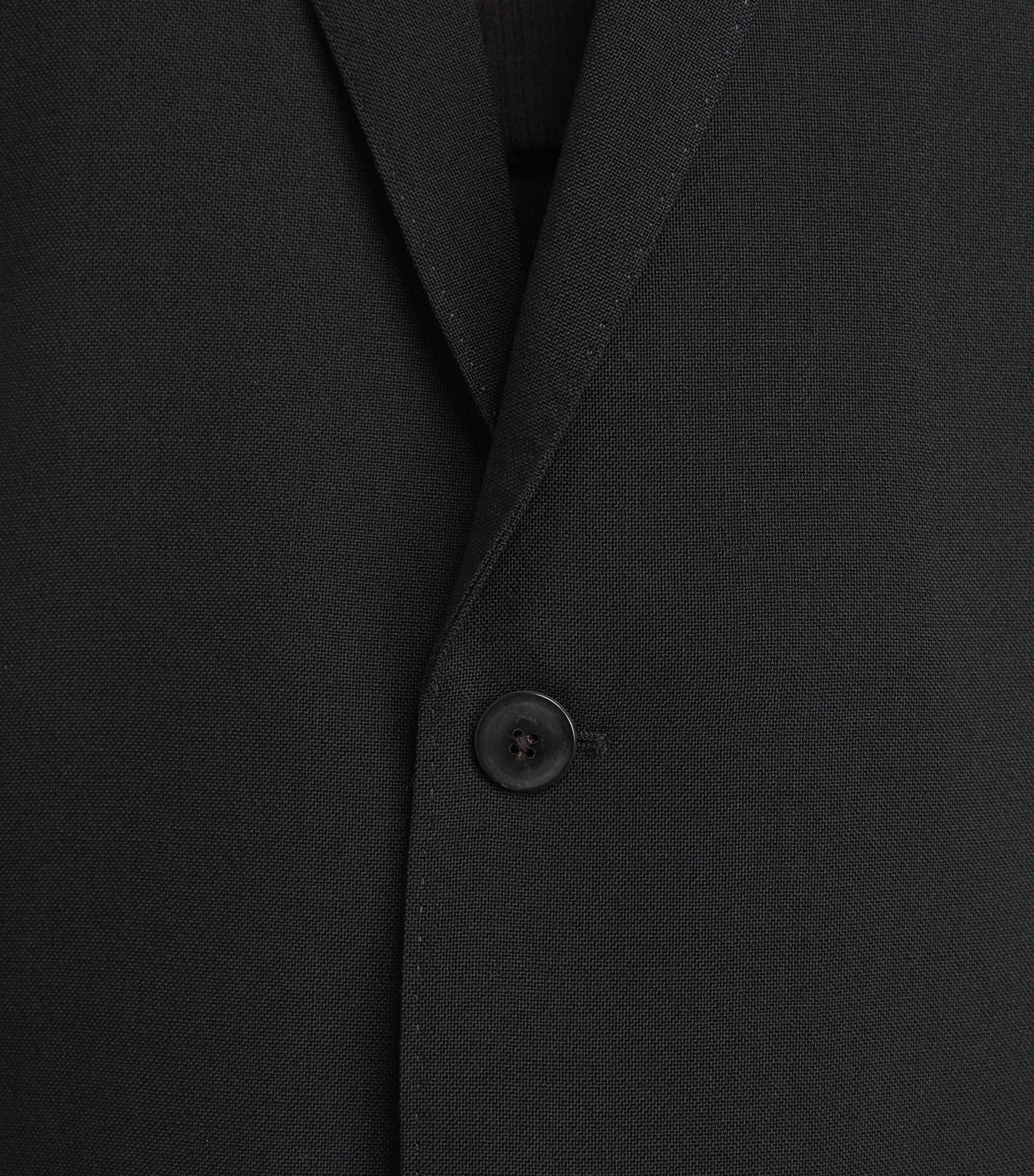 Rick Owens Womens Virgin Wool Concordian Blazer Black Image 3