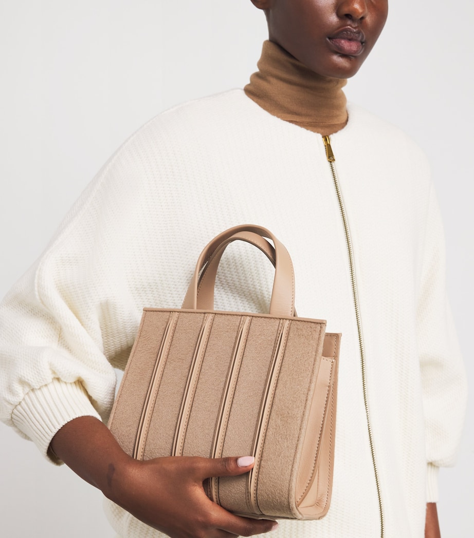 Wool-Cashmere Knitted Jacket WHITE Image 6