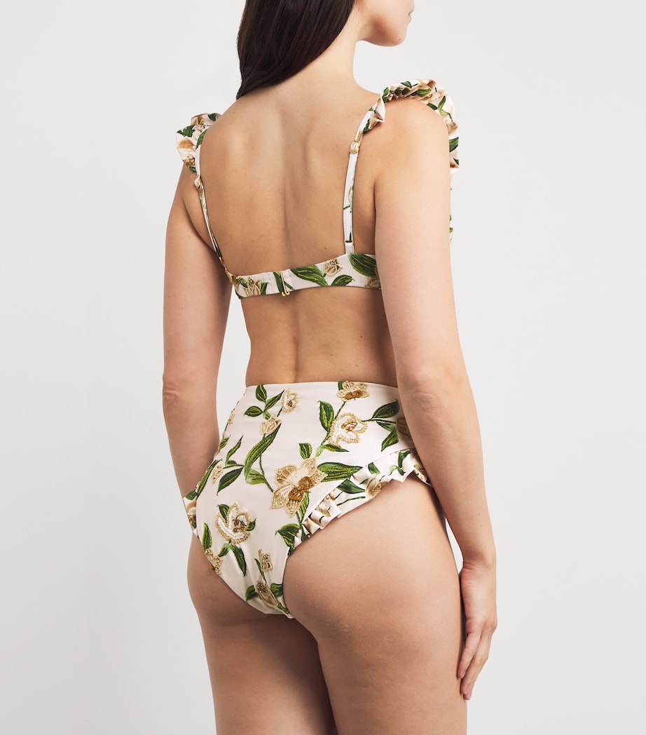 Ruffle Kiwi Bikini Bottoms ORQUIDEA Image 3