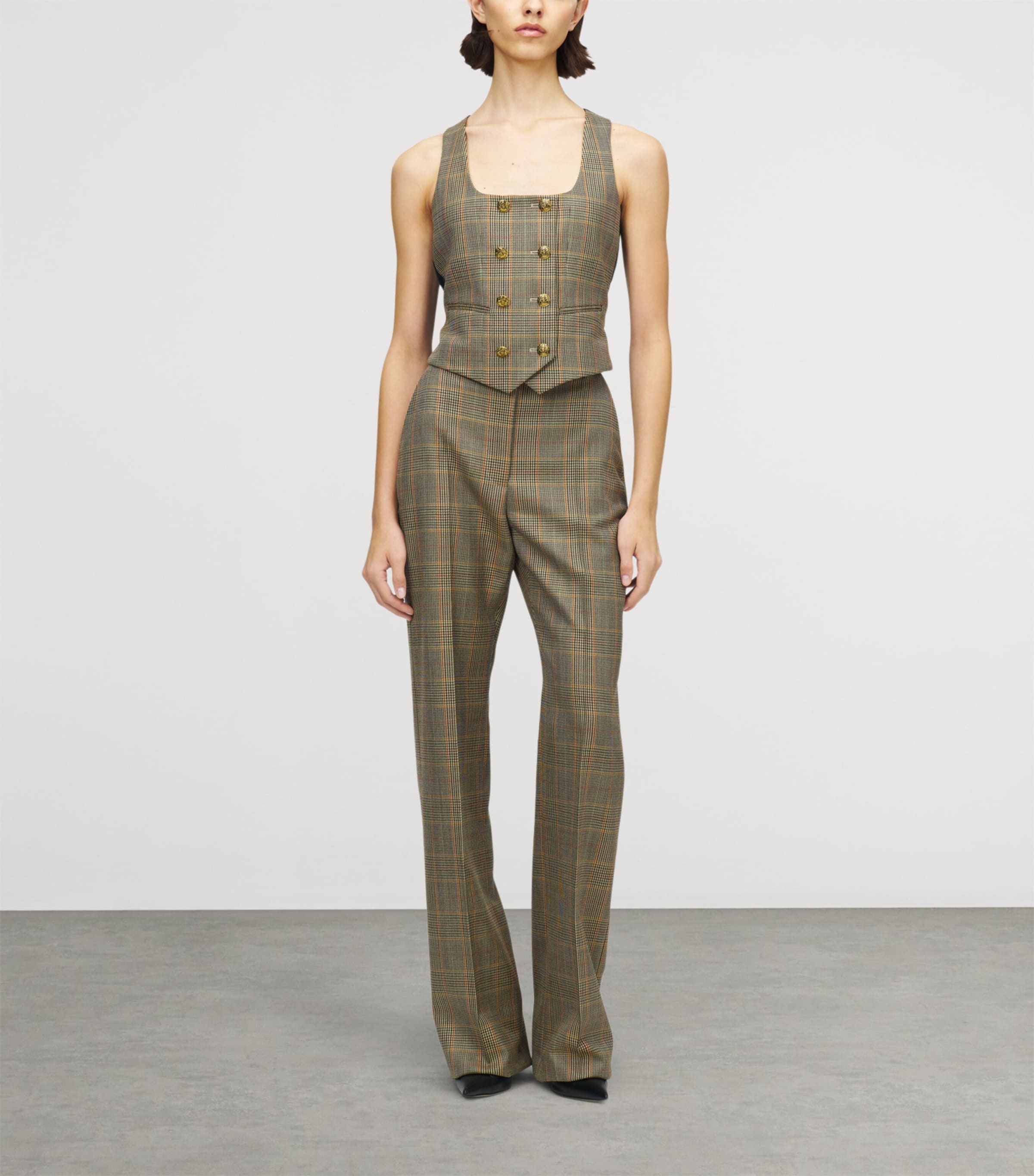 Wool Double-Breasted Waistcoat 9101 Image 2