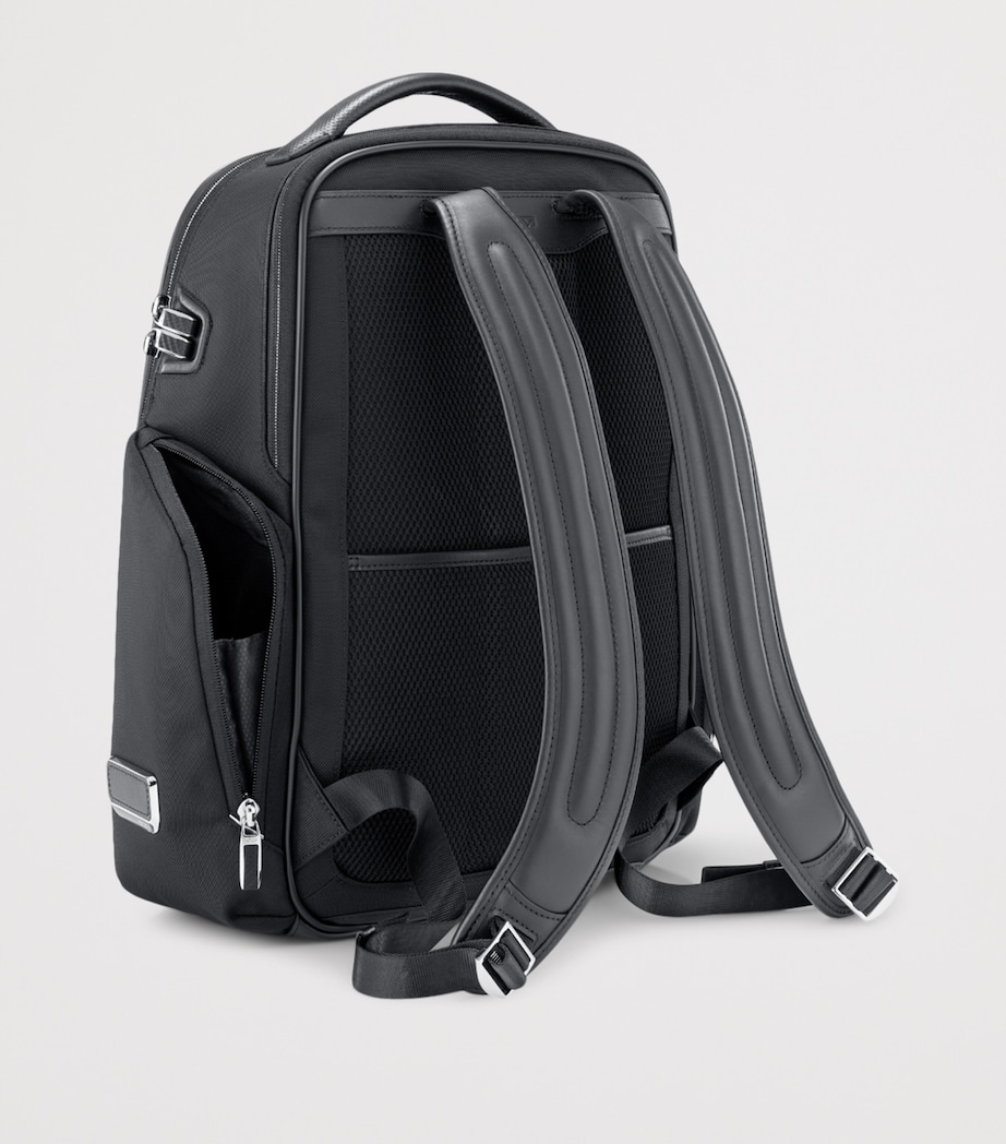 Tumi Leather Arrivé Barker Backpack Black Image 5