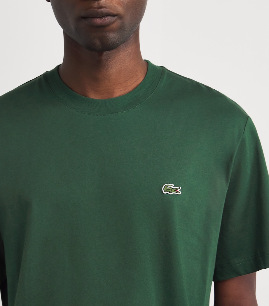 Cotton Logo T-Shirt GREEN Image 6