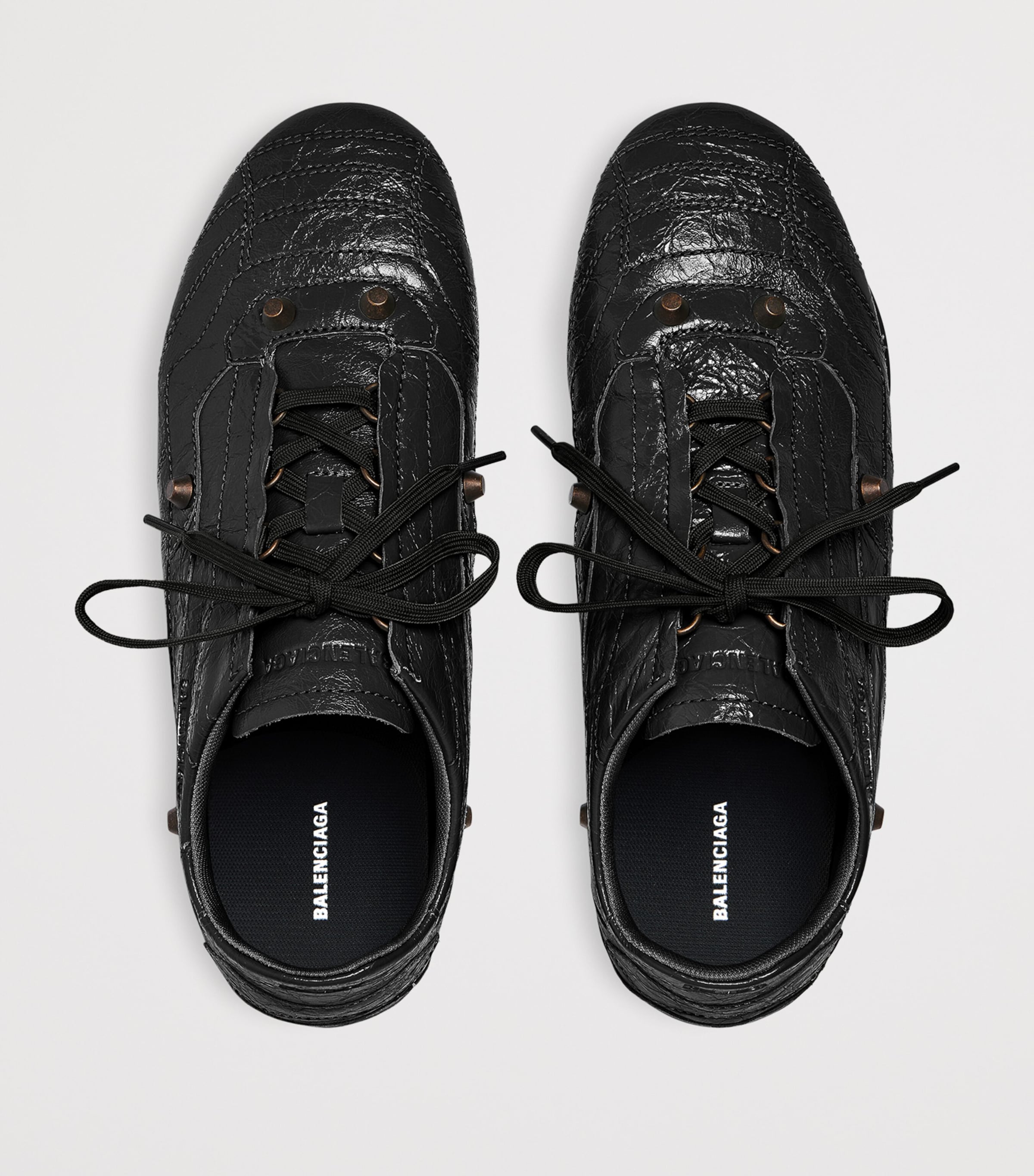Balenciaga Leather City Sneakers Image 5