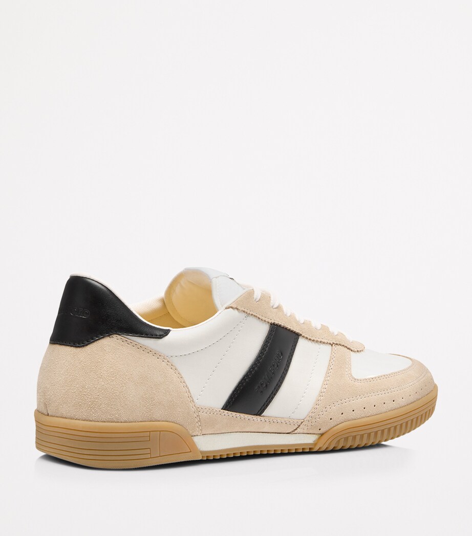 Leather-Suede Terence Sneakers 5J001 Image 3